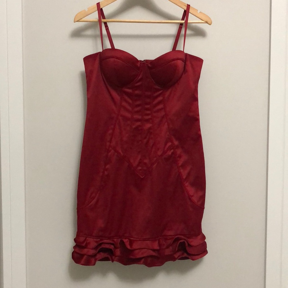 Marciano Red Mini Dress